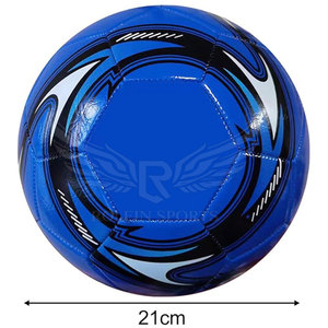 Ballon de football personnalisé avec logo, cousu à la machine, en cuir PU durable, pour matchs et entraînements - Product Image 3