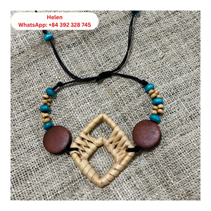 ต่างหูหวาย BOHO - ต่างหูเป็นมิตรกับสิ่งแวดล้อมสไตล์ใหม่ 2024 - Product Image 2
