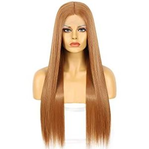 Luxe 27 Strawberry Blonde Remy Hair Swiss Lace Perruque L'élégance sans effort vous attend - Product Image 3