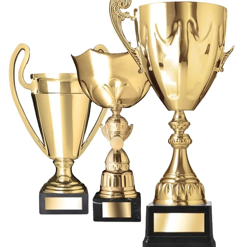 Trofeo della coppa di cricket/coppa del trofeo del trofeo del premio super in metallo sportivo del mondo/medaglia d'onore personalizzata all'ingrosso premio sportivo souvenir in metallo