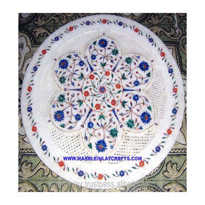 Plaque de marbre incrustée de décoration de maison - Product Image 1