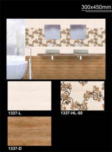 Azulejos de pared de cerámica interior 3D modernos 30X45 CM al por mayor para decoración de Villa interior decoración de pared interior utiliza azulejos - Product Image 6