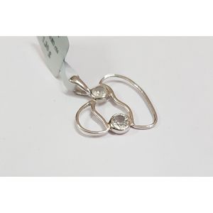 Handmade 925 Sterling Silver <b>Pendant</b> with Natural White Topaz <b>Emerald</b> Cut Charm for Women Shah Gems - Product Image 5