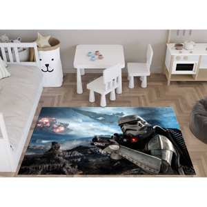 Alfombra Estampada de Star Wars Stormtroopers: Moderna, Fácil de Limpiar, Regalo de Boda, con Pelo Suave - Product Image 2