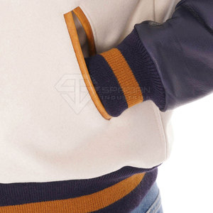 New Design Solid Color Men <b>Letterman</b> <b>Jacket</b> Streetwear Warm Clothing <b>Letterman</b> <b>Jacket</b> For Men - Product Image 4
