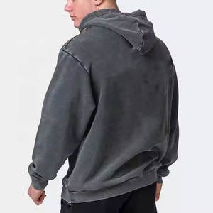 Color personalizado invierno alta calidad Sun Faded sudaderas con capucha ajuste Regular 100% algodón polar ecológico para la venta en línea - Product Image 5