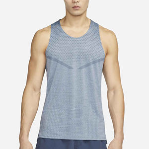 Camiseta sin mangas de algodón para culturismo, fitness, transpirable, de secado rápido, con cinta delgada, tallas grandes, para hombre, estilo urbano. - Product Image 1