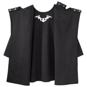 Soins à domicile femmes récupération quart manches ouvert côté Snap post épaule chirurgie chemises brodées chimio dialyse vêtements adaptatifs - Product Image 6