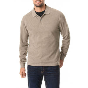 Lujo Unisex para camiseta Logotipo personalizado Color sólido 100% algodón Manga larga Transpirable Invierno Casual Top - Product Image 1