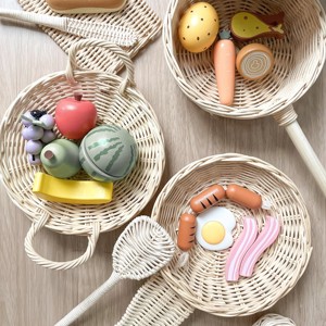 Wholesale Rattan Pretend Playing <b>Toys</b> for Baby Well-crafted Playful <b>Kitchen</b> Cooking Kids <b>Toy</b> <b>Set</b> - Product Image 5