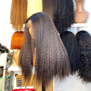 Di alta qualità nuova parrucca anteriore lunga capelli ricci grande onda rosa bianco naturale Modulare esplosioni parrucca consigliata. - Product Image 4