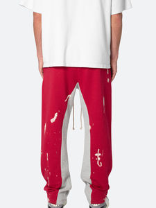 Pantalones acampanados transpirables para hombre, pantalones ligeros de pierna ancha, ajuste cómodo y elegante, adecuados para trajes informales y de fiesta de verano - Product Image 2