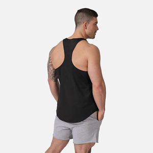 Camiseta de tirantes de gimnasio sin mangas con cuello redondo de alta calidad para hombre, diseño personalizado y logotipo, ropa de poliéster personalizada al por mayor - Product Image 2