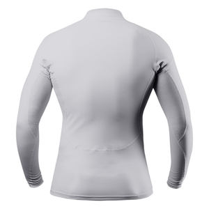 MMA BJJ Rash Guard Diseño personalizado Camisa de compresión unisex Entrenamiento Gimnasio OEM Ropa deportiva Transpirable Bajo MOQ al por mayor - Product Image 3