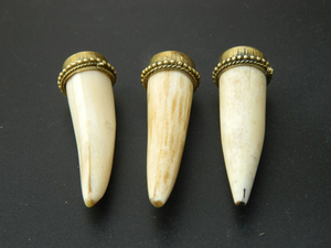 Bijoux de luxe uniques à la mode collier en corne de buffle charme collier pendentif en corne de taureau personnalisé par la mode glowin - Product Image 6