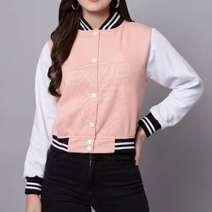 Vestes de survêtement pour femmes à manches longues, faible MOQ, respirantes, 100% coton, vestes de survêtement pour femmes - Product Image 3