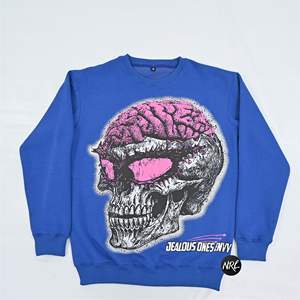 Sudadera de lana de alta calidad para hombre de talla grande, cuello redondo de gran tamaño, estampado gráfico, diseño de ropa de calle, sudaderas cálidas - Product Image 1