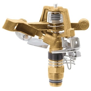 สปริงเกอร์วงกลมและแบบเซกเตอร์ V80S ขนาดเส้นผ่านศูนย์กลาง 26 เมตร ข้อต่อทองเหลือง G3/4 พร้อมเดือย GEKA - Product Image 1