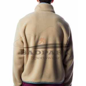 Fleece <b>Sherpa</b> Cotton <b>Jacket</b> <b>Men's</b> <b>Jackets</b> Zipper Closure Winter Warm Heavyweight Designer Shearling Outdoor <b>Men's</b> <b>Jackets</b> - Product Image 2