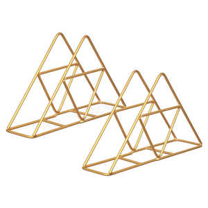 Boîtes à mouchoirs élégantes et modernes en métal Organisateur de serviettes de table durable et élégant pour la cuisine et la table à manger - Product Image 3