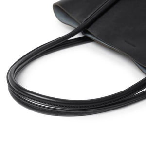 New Luxury High Genuine Leather Womens <b>Tote</b> <b>Bag</b> Custom Printed Logo <b>Zipper</b> Closure Customized Portable <b>Canvas</b> Lining All Seasons - Product Image 2