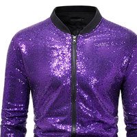 Veste en toile à paillettes respirante et ajustable pour hommes adultes, col en V, fermeture éclair, hiver, décontractée, service OEM, logo frontal