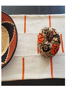 60x15 pouces meilleure vente indien en gros d'inspiration africaine Mudcloth Handblock imprimé 100% coton tissé taille personnalisée chemin de Table