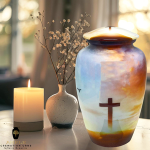 ไม้กางเขนสำหรับผู้ใหญ่เผาศพสไตล์ยุโรปและอเมริกาเป็นมิตรกับสิ่งแวดล้อม10นิ้ว220ลูกบาศก์นิ้วออกแบบได้ตามต้องการ - Product Image 4