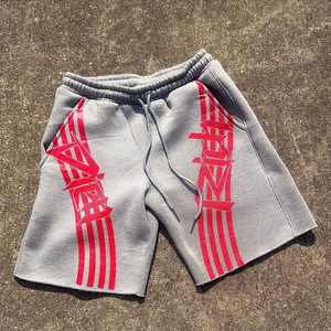 กางเกงขาสั้นผ้าฟลีซคอตตอน 100% ลายซันเฟดแบบสั่งทำพิเศษสำหรับผู้ชาย ดีไซน์วินเทจ พิมพ์ลายหนัก คุณภาพสูง ขายส่ง - Product Image 5