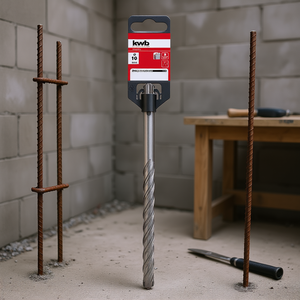 Mèche de perçage SDS Plus compatible Kwb Hammer Drill 10x210mm pour béton armé HB4X 260210 pour maçonnerie et béton Produit Premium - Product Image 3