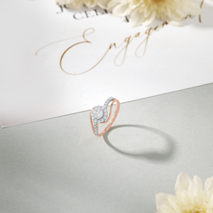แหวนหมั้นเพชร Forever Embrace สำหรับผู้หญิง - Product Image 2