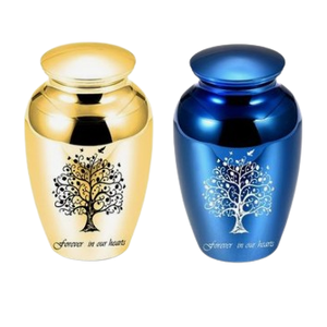 Urnas de cremación para adultos con banda grabada en árbol para suministros funerarios, urnas de recuerdo de diseño moderno para cenizas humanas - Product Image 4