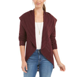 Cardigan da Donna Style & Co, Casual, Taglia XX-Large, Viola, in Lana con Decorazioni Ricamate e Chiusura a Bottoni, per Tutte le Stagioni - Product Image 1