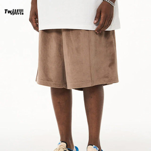 Shorts en velours côtelé élastique de haute qualité pour hommes, coupe ample, vêtements de fabricant haut de gamme, écologiques, séchage rapide, respirants - Product Image 4