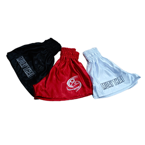 Pantalones cortos de Muay Thai con estampado de sublimación personalizables para hombre, bañadores de boxeo cómodos para Kickboxing, gimnasio, entrenamiento, ropa de artes marciales - Product Image 6