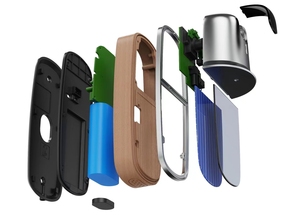 <span class=keywords><strong>Sonnette</strong></span> de porte intelligente avec caméra grand angle HD, recharge <span class=keywords><strong>solaire</strong></span>, batterie intégrée, Wi-Fi, fonction de conversation bidirectionnelle, compatible Alexa - Product Image 3