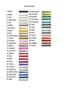 Meilleure qualité 100% pure soie cordon bande teint à la main 1.5 \ "de large pour bijoux bricolage composants collier robe faisant accessoire de mode - Product Image 2