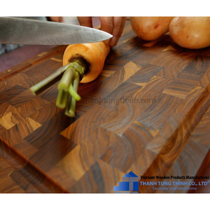 Produit chaud Planche à découper en bois de teck fin de haute qualité pour ustensiles de cuisine du fabricant du Vietnam - Product Image 5