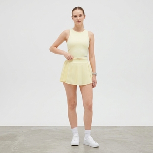 Rok Golf Atletik Minimalis EXON Pinggang Tinggi, Rok Tenis Bernapas dengan Kantong Dalam, Skort Atletik dan Rok Mini - Product Image 1