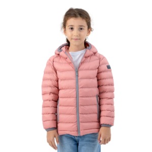 Veste d'hiver en toile OEM avec logo sur le devant, doublée de coton, à capuche, rembourrée de coton pour femmes - Product Image 5