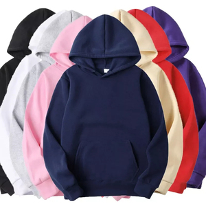 Pull à capuche surdimensionné pour hommes Sweat à capuche décontracté uni à coupe ample à manches longues Top de fête Sweats à capuche mélangés en coton - Product Image 6