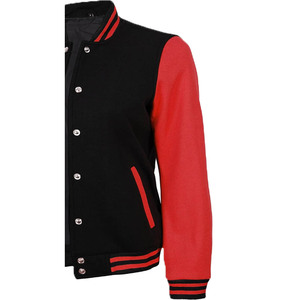 Veste universitaire en cuir véritable sur mesure, vente en gros d'usine, conception OEM, respirante, coupe-vent, haute qualité, broderie sur le devant pour hommes - Product Image 6