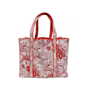 Dernier modèle Sac fourre-tout imprimé Hand Block Sacs de soirée matelassés en coton doux Sortie du fabricant à vendre - Product Image 1