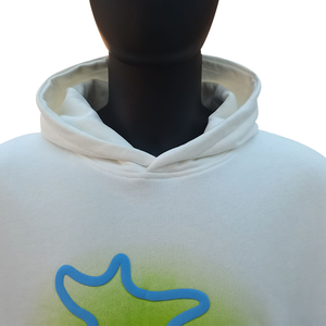 เสื้อมีฮู้ดผ้าคอตตอนแบบสวมหัวมีโลโก้ของคุณเองสำหรับผู้ชายเสื้อมีฮู้ดพิมพ์ลาย - Product Image 5