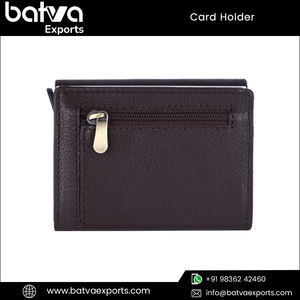 Cartera Minimalista de Cuero Genuino para Hombre, con Bloqueo RFID, Tarjetero Delgado, Estilo Ejecutivo, con Espacio para Fotos - Product Image 4