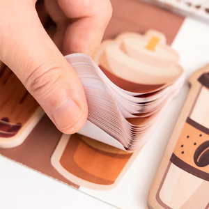 Bloc de Notas Adhesivas con Temática de Café y Panadería, 440 Piezas, Bloc de Notas Promocional - Product Image 3