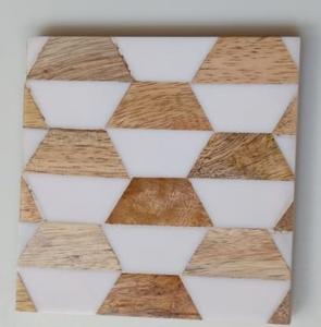 Posavasos Cuadrados de Bambú Hechos a Mano, Ecológicos y Resistentes al Calor para la Mesa de la Cocina del Hogar - Product Image 2