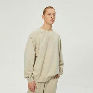 Sweat-shirt à capuche en molleton blanc pour homme, en coton et élasthanne, personnalisable en gros - Product Image 2