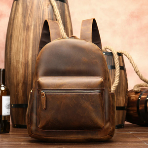 Designer Leather <b>Backpack</b> <b>Men</b> Waterproof Laptop <b>Backpack</b> Fashion Travel <b>Backpack</b> Custom logo - Product Image 2