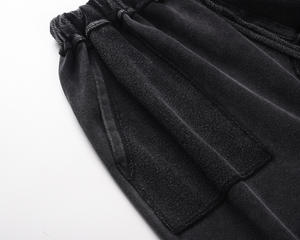 Pantalones cortos a granel para hombre Pantalones cortos con logotipo personalizado Playa Vintage Pantalones cortos lavados con ácido - Product Image 3